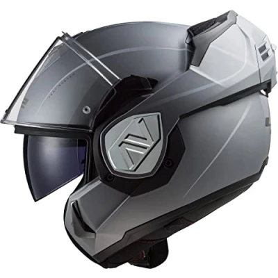 Imagen de LS2, Casco modular moto ADVANT SPECIAL mat silver 06, XS