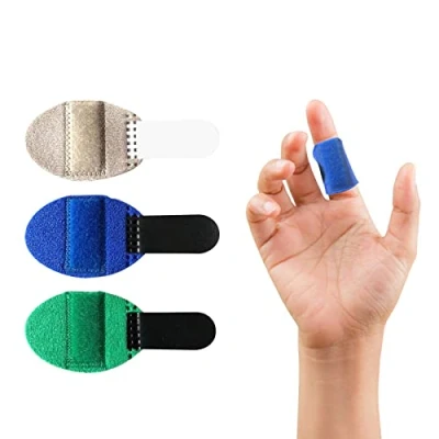 Imagen de Lvjkes Ferula Dedo,3Pcs Férula de Dedo,Ferula para dedo en gatillo,Soporte Dedos con Ayuda Aluminio Incorporada Rotos, Tensos, Torcidos, Hinchados, Artritis o Tendinitis