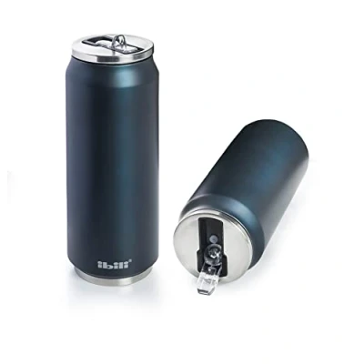Imagen de IBILI 796933 Lata thermo blueberry 330 ML