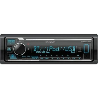 Imagen de Radio con Bluetooth para Coche Entrada USB y Aux, Compatible Spotify App Link Autorradio 1 DIN Extraíble Equipo de Musica Sintonizador FM/Am, Micrófono Ecualizador Kenwood KMM BT309