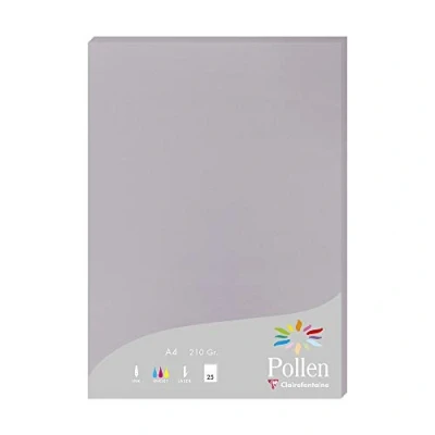 Imagen de Clairefontaine Pollen Papel de calco, 21 x 29,7 cm, color Gris Koala