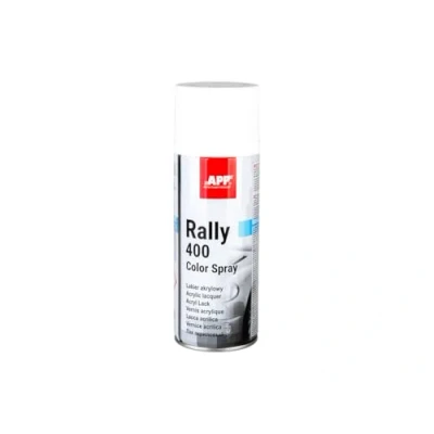 Imagen de APP Rally 400 Color Spray pintura blanco brillante para coche, madera, metal blanca todo tipo de superficies, alta cobertura ml