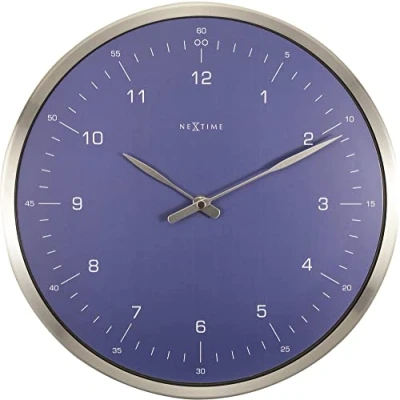 Imagen de NeXtime 3243BL 60 Minutes Reloj de Pared, Azul, 33 cm