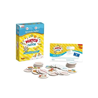 Imagen de Falomir Match and Catch Juego de Mesa Educativo, Multicolor, Talla única (30016)