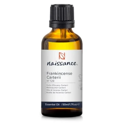 Imagen de Naissance Aceite Esencial Incienso Africano (No. 129) 50ml Puro, Natural, Vegano &amp; No Diluido Para Quemador, Humificador, Aromaterapia, Difusor, Masajes Corporales Velas, Jabon, Baño