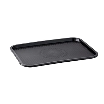 Imagen de APS bandeja Fast Food, para servir inviolable y apta el lavavajillas, Made in Germany, 35 x 27 cm, altura 2 negra