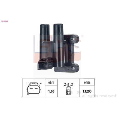 Imagen de EPS 1.970.584 Bobina de encendido HYUNDAI: Getz, ACCENT 2, 3 Stufenheck, KIA: RIO 2