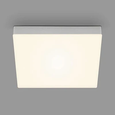 Imagen de Briloner Plafón LED Flame, 3000K, 28,7x28,7cm, plata