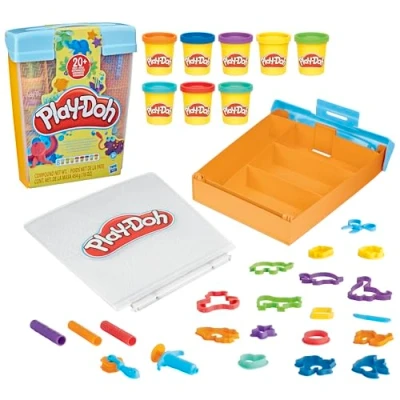 Imagen de Play Doh Set de Animales e Imaginación, Juguetes y Manualidades Infantiles con 8 Botes Plastilina