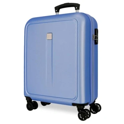 Imagen de Roll Road Camboya Maleta de Cabina Azul 40x55x20 cms Rígida ABS Cierre combinación Lateral 37L 2,56 kgs 4 Ruedas Dobles Equipaje Mano