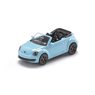 Imagen de siku 1505, Descapotable VW Beetle, Metal/Plástico, Azul claro, Vehículo de juguete para niños, Enganche remolque