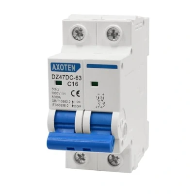 Imagen de CHENGPI Interruptor de Circuito Fotovoltaico DC 2P 16A,Solar Mini Disyuntor para Sistema Energía Solar y Comunicación