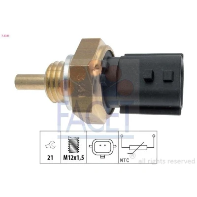 Imagen de Sensor, temperatura del refrigerante FACET 7.3341
