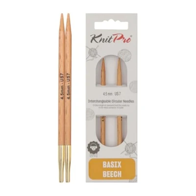 Imagen de KnitPro Basix Birch Puntas de Tejer Circulares Intercambiables 4,50 mm 1 Unidad