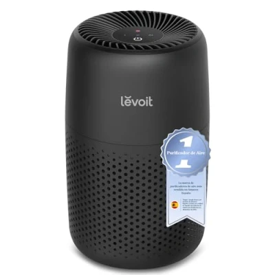 Imagen de LEVOIT Purificador de Aire con Filtro HEPA para Alergias, Air Purifier Aromaterapia, Silencioso, Bajo Consumo Energía 7W, Negro, Core Mini