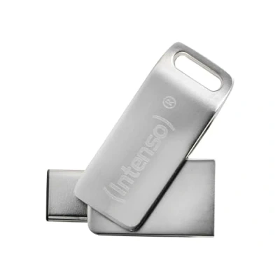 Imagen de Intenso cMobile Line, 128GB, Memoria USB A/USB C 3.2 Gen 1x1, OTG, Lápiz USB, Plata