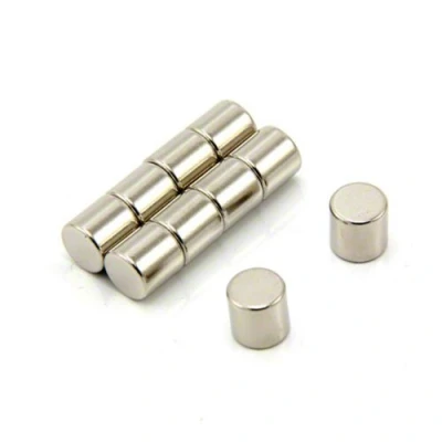 Imagen de N42 Magnet de Neodimio Para Artes, Manualidades, Fabricación Modelos, Bricolaje, Pasatiempos, Oficina Y Hogar 8mm Diámetro x Espesor 2.5kg Paquete 10