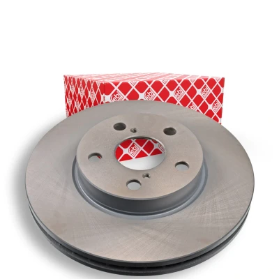 Imagen de FEBI BILSTEIN 26072 Disco de freno Eje delantero 260 25 5 100 ventilación interna revestido TOYOTA: Avensis I Familiar, Berlina