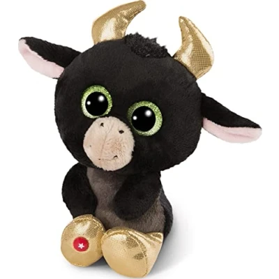 Imagen de NICI Glubschis: El Original Toro Bubalu de Glubschis 15 cm Animal Relleno con Grandes Ojos Brillantes Suave Juguete Esponjoso para los Amantes Juguetes tiernos (47666)