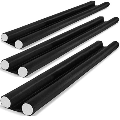 Imagen de Monzana® Set de 3X Burletes para Puertas hasta 92cm Protector Bajo Puerta Aislante Viento Anti Insectos