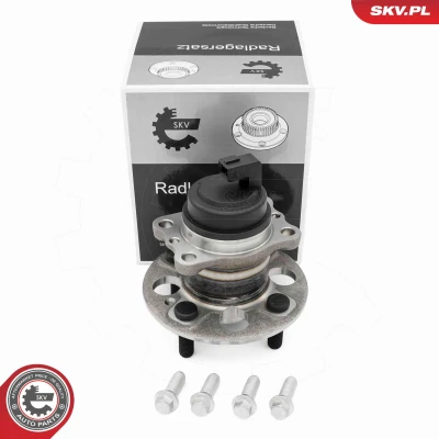 Imagen de ESEN SKV 29SKV694 Juego de cojinete rueda Eje trasero izquierda, trasero, derecha con sensor ABS incorporado 132mm