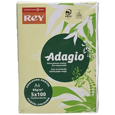 Imagen de Dohe 30231 Pack de 500 papeles, DIN A4, 80 g, multicolor pastel