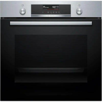 Imagen de Horno Bosch HBG579ES3, Serie 6, Multifunción, Pirolítico y Asistente de limpieza con agua, 71 l, 60 cm, HotAir 3D, Función Air Fry, Inox