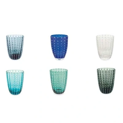 Imagen de Villa d&#039;Este Home Tivoli Kalahari Juego de 6 vasos colores fríos