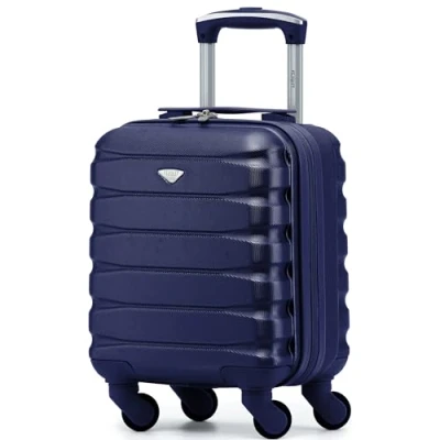 Imagen de Flight Knight Estuche Rigido De Abs Ligero 4 Ruedas Maletas Equipaje Mano Cabina Aprobado para Mas 100 Aerolineas, Incluido Easyjet Y Tamano Maximo Vueling Wizz Air 40x30x20cm