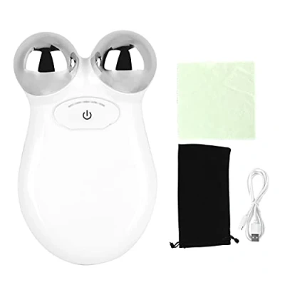 Imagen de Masajeador facial de mano, Dispositivo belleza micro corriente Carga mini USB Cuidado la piel Reduce las arrugas Mejora el tono masaje
