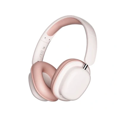 Imagen de Auriculares Bluetooth Klack Sy t1 Plegables Con Micrófono Desmontable Y 20h De Autonomía Rosa