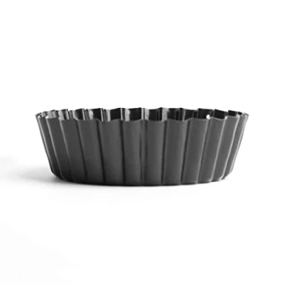 Imagen de Vogue 12638 Molde para quiche (acero al carbono, antiadherente, 3 x 10 cm)