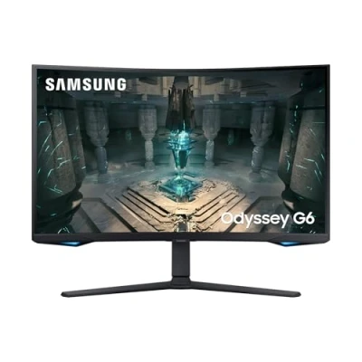 Imagen de SAMSUNG LS32BG652EUXEN Monitor Odyssey G6 Curvo 32&#039;&#039; con resolución QHD y tasa de refresco 240 Hz,1 ms, DisplayHDR 600,QHD (2560x1440) FreeSync Premium Pro