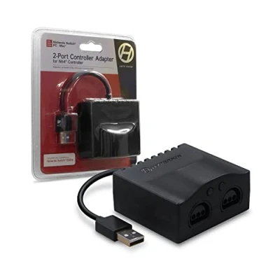 Imagen de Hyperkin Adaptador de Controlador 2 Puertos para N64® / Nintendo Switch® PC