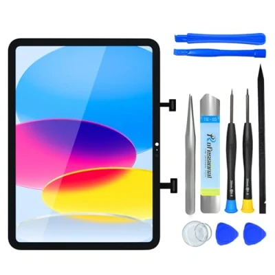 Imagen de NB+ pantalla de repuesto para iPad 10ª generación 10.9 pulgadas, digitalizador táctil 2022, adhesivo preinstalado, modelo A2696, A2757, A2777, con herramientas