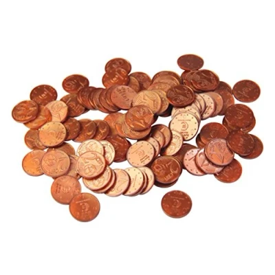 Imagen de WISSNER Active Learning 100 Monedas de 2 céntimos, en una Bolsa poliéster, Multicolor, S (Wissner080612.000)