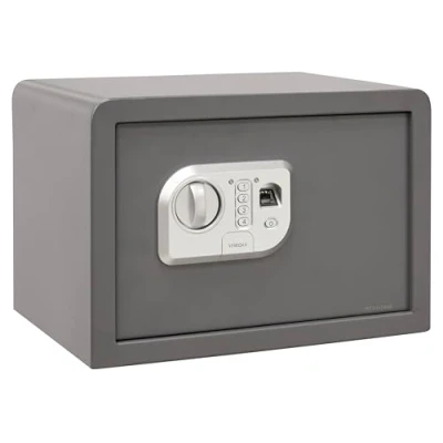 Imagen de ARREGUI Print 140540 Caja fuerte de acero con apertura electronica mediante huella dactilar o codigoCaja seguridad lector biometrico para casa y hogarLlave Emergencia27 x 38,5 30 cm