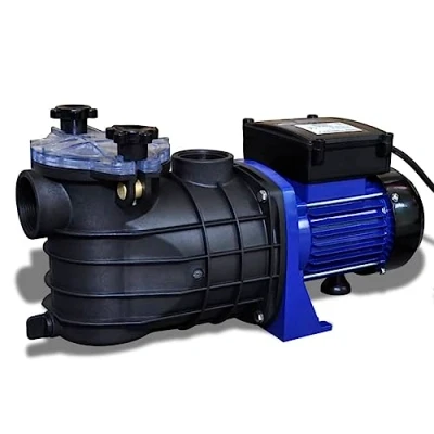 Imagen de vidaXL Bomba Piscina Eléctrica 500W Azul Agua Estanque Sauna SPA
