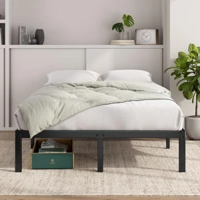 Imagen de Zinus Elias Marco de Cama con Plataforma Metal, 36 cm Alto, Compatible cabecero Cama, Soporte Acero, fácil Montaje
