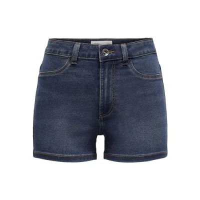 Imagen de JDY HIGH Waist Shorts vaqueros, Mujer, Talla: Medium, Dark blue denim
