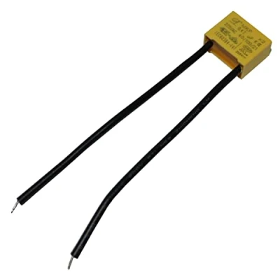 Imagen de Condensador antiparasitario Lumonic MKP para lámparas LED 0,47µF 275V tensión alterna X2 contra parpadeo anti 470nF