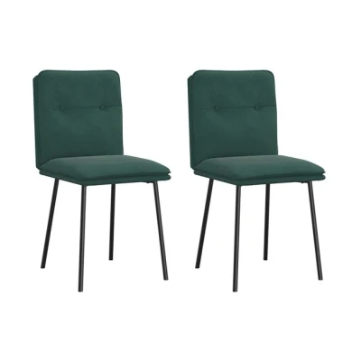 Imagen de Sillas de comedor 2 unidades terciopelo