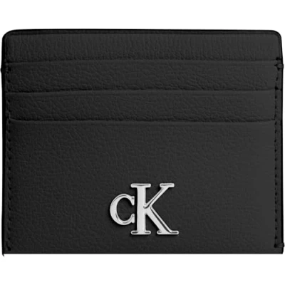 Imagen de Calvin Klein Jeans Minimal Monogram Cardcase Funda para tarjeta de visita, Mujer, Talla: One Size, Black