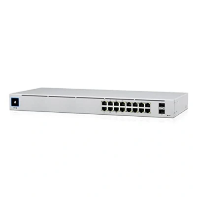 Imagen de Ubiquiti Networks US 16 150W Conmutador de 2 capas con (16) puertos Gigabit Ethernet y (2) SFP