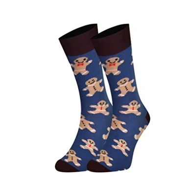 Imagen de Sesto Senso Calcetines Divertidos Algodón Mujer Hombre Locos Coloridos Funny Socks Galleta 39 42 Cookie