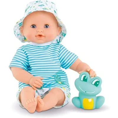 Imagen de Corolle Muñeco Marin baño, 30 cm, optimo para Jugar en el Agua, fácil Secado, niños a Partir de 18 Meses, Color Aqua (9000100530)