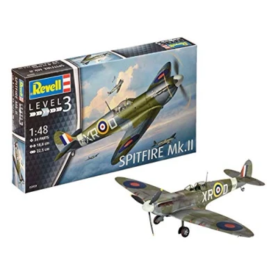 Imagen de Revell Spitfire MK.II, Kit de Modelo, Escala 1:48 (3959) (03959), 18,8 cm