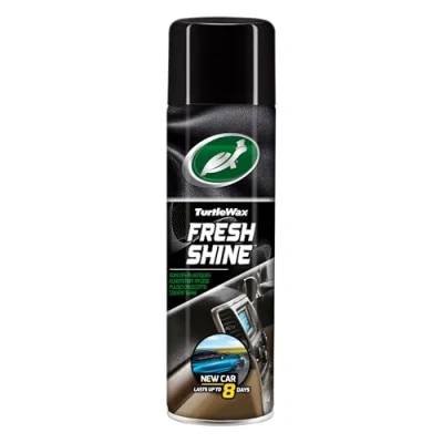 Imagen de Turtle Wax 52863 Limpiador de interiores plástico y salpicadero Fresh Shine, aroma a coche nuevo, 500 ml, protección antiestática larga duración
