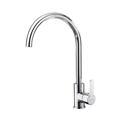 Imagen de Ibergrif M14022 Grifería Cocina, Grifo para Fregadero Monomando, Cromo, Plata
