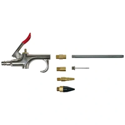 Imagen de Einhell Set de soplado accesorios compresor (Pistola para la limpieza, aguja inflado balones, adaptador colchones aire, universal)
